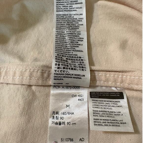 Levi's Light Pink Hendrix Sleeveless Denim Overall Midi Dress Size M - Picture 5 of 8